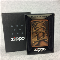 ZIPPO Toffee Boot Laces Lighter (Zippo, 2014) NIB