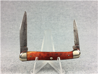 Vintage 1965-1969 CASE XX 62109X Red/Brown Jigged Bone Mini Copperhead Knife