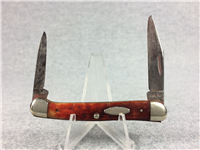 Vintage 1965-1969 CASE XX 62109X Red/Brown Jigged Bone Mini Copperhead Knife