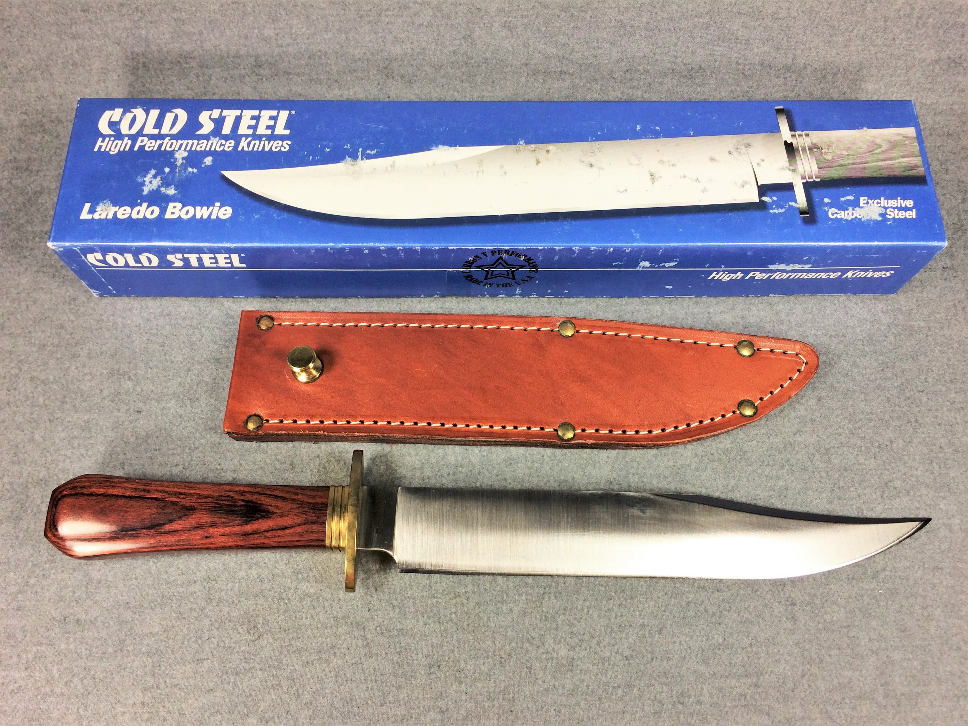 How Much Is Cold Steel 16cc Carbon V Steel Laredo Bowie Knife W
