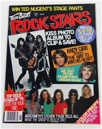 TEEN BEAT'S ROCK STARS #10 (Mar 1979) KISS Photo Album to Clip & Save