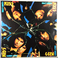 KISS Crazy Nights 25" x 25" LP Original Flat Promo Poster (Mercury Records, 1987)