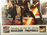 KISS IN CONCERT 23-1/2" x 33"  German Tour Promo Poster (Phonogram, 1984)