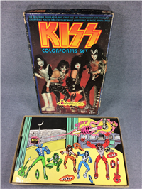 Rare 1979 KISS Colorforms Playset (Aucoin) with Cardboard Standups