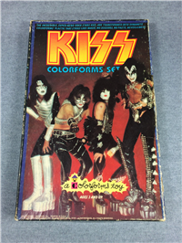 Rare 1979 KISS Colorforms Playset (Aucoin) with Cardboard Standups