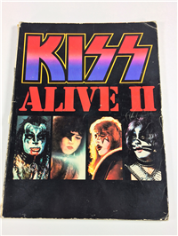 Vintage KISS ALIVE II VF4112 Sheet Music & Lyrics Book Piano & Guitar Chords (Almo, 1977)