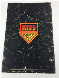 1976 KISS ON TOUR Program Poster / Pinup Book (Aucoin, Rock Steady)