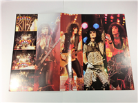 1984-85 KISS ANIMALIZE WORLD TOUR Program Poster / Pinup Book AUTOGRAPHED