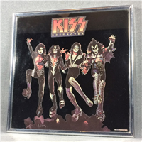Vintage 1977 KISS DESTROYER 12-1/2" x 12-1/2" Album Art / Plexiglass Mirror (Aucoin, KISS)