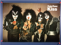 KISS & METALLICA POSTER POWER 16-1/2" x 23-1/2" Double-Sided Magazine Pinup Poster