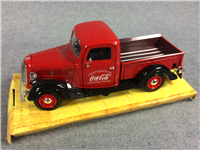 1937 COCA-COLA Chattanooga ,TN FORD Custom Red Pickup 1/24 Diecast #68061 (Redbox)