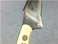 Vintage SCHRADE USA SCRIMSHAW 155SC Ltd Ed Mayflower Sharp Finger Knife 