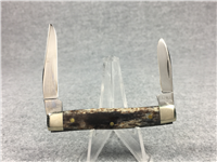 1981 CASE XX USA A62033 Smooth Brown Appaloosa Bone Premium Pen Knife