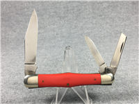 QUEEN STEEL USA Smooth Red Composition 3-Blade Whittler