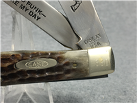 1984 CASE XX USA 6254 Limited Ed 44 MAG CLINT EASTWOOD 1/500 Jigged Bone Trapper Knife