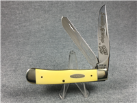1984 CASE XX USA 3254 Seasons Greetings '85 Knife Nook Yellow Trapper Knife
