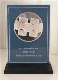 1973 Vietnam Peace Agreement Eyewitness Sterling Silver Medal (Franklin Mint)
