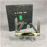 1985 CASE XX USA G64052 Ltd Tennessee Tobacco Green Bone Congress Knife