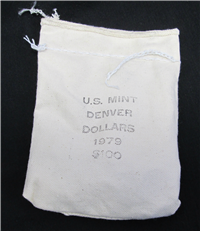 USA Unopened Bag $100 Face Value Susan B. Anthony Dollars  (U.S. Mint, 1979) 