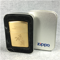 COLT QUALITY MAKES IT A COLT Polished Brass Laser Engraved Lighter (Zippo, 1996) 