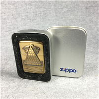 CARPE DIEM PYRAMID 3D Emblem Brass Lighter (Zippo, 1996)