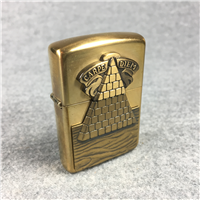 CARPE DIEM PYRAMID 3D Emblem Brass Lighter (Zippo, 1996)