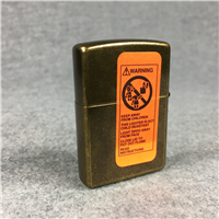 CAMEL "Genuine Taste Since 1913" Antique Brass Lighter (Zippo, 1997)  