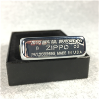 1941 VINTAGE REPLICA ZIPPO Brushed Chrome Lighter (Zippo, 2003) Sealed NIB
