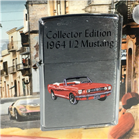 FORD 100 YEARS 1964 1/2 MUSTANG Brushed Chrome Lighter in Lucite Display (Zippo, #20388, 2002)  