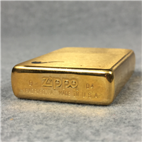 ZIPPO Pipe Logo Solid Brass Lighter (Zippo, 2004)