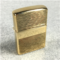 Rare HORIZONTAL BARK Gold Plated Brass Lighter (Zippo, 1979)