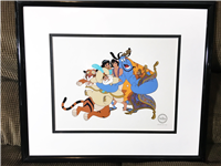 Aladdin GROUP HUG Limited Edition Framed Serigraph-Cel  (Walt Disney Co., 1993)