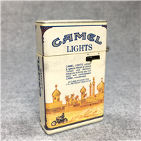 Vintage JOE CAMEL PACK LITE III Cigarette Pack Refillable Flip-Top Lighter