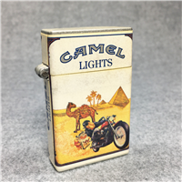 Vintage JOE CAMEL PACK LITE III Cigarette Pack Refillable Flip-Top Lighter