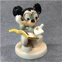 MICKEY MOUSE STAMP COLLECTOR 4" Figurine (Walt Disney Prod., Goebel 17 219 10, TMK 6)