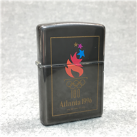 ATLANTA 1996 OLYMPICS Color Flame Logo Gray Chrome Lighter (Zippo, 1996)  