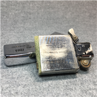 1965 RED FORD MUSTANG Polished Chrome Lighter (Zippo, 1990)  
