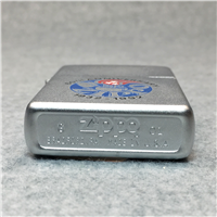 ZIPPO 1932-1992 60TH ANNIVERSARY Satin Chrome Lighter (Zippo 205, 2001) SEALED
