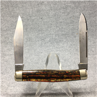 FIGHT'N ROOSTER Frank Buster Christmas Tree Celluloid 2-Blade Texas Jack Knife