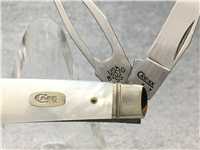 2008 CASE XX 8207G SS Mother of Pearl Mini Trapper  w/ Golf Divot Tool