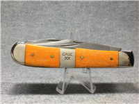 2008 CASE XX 6554 SS BEAST Limited Edition Smooth Orange Bone 5-Blade Trapper Knife