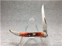 2003 CASE BROTHERS 610096 SS Limited Ed Red Jig Bone Tiny Texas Toothpick Knife