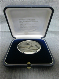 Official 1976 XXI Olympic Games Medallion Fine Silver