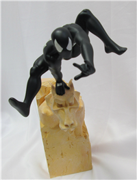 BLACK COSTUME SPIDER-MAN  Limited Edition 11" Cold Cast Porcelain Statue    (Attakus, 1997) 