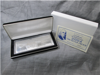 $100 FRANKLIN Quarter Pound Pure 999 Silver Proof (Washington Mint, 2004)