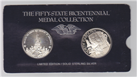 The 50 Fifty States Bicentennial Commemorative Medals Collection  (Franklin Mint, 1975)