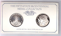 The 50 Fifty States Bicentennial Commemorative Medals Collection  (Franklin Mint, 1975)