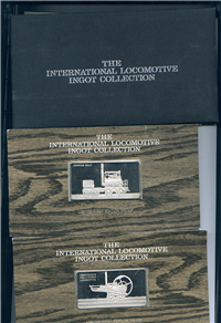 The 50 Greatest International Locomotives in History Ingot Collection  (Franklin Mint, 1977)