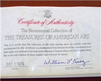 The Treasures of American Art Medals Collection  (Franklin Mint)