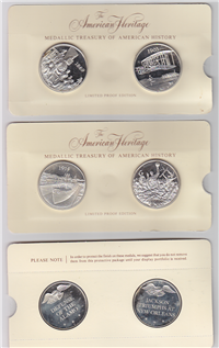 Franklin Mint  The American Heritage Medallic Treasury of American History Medals